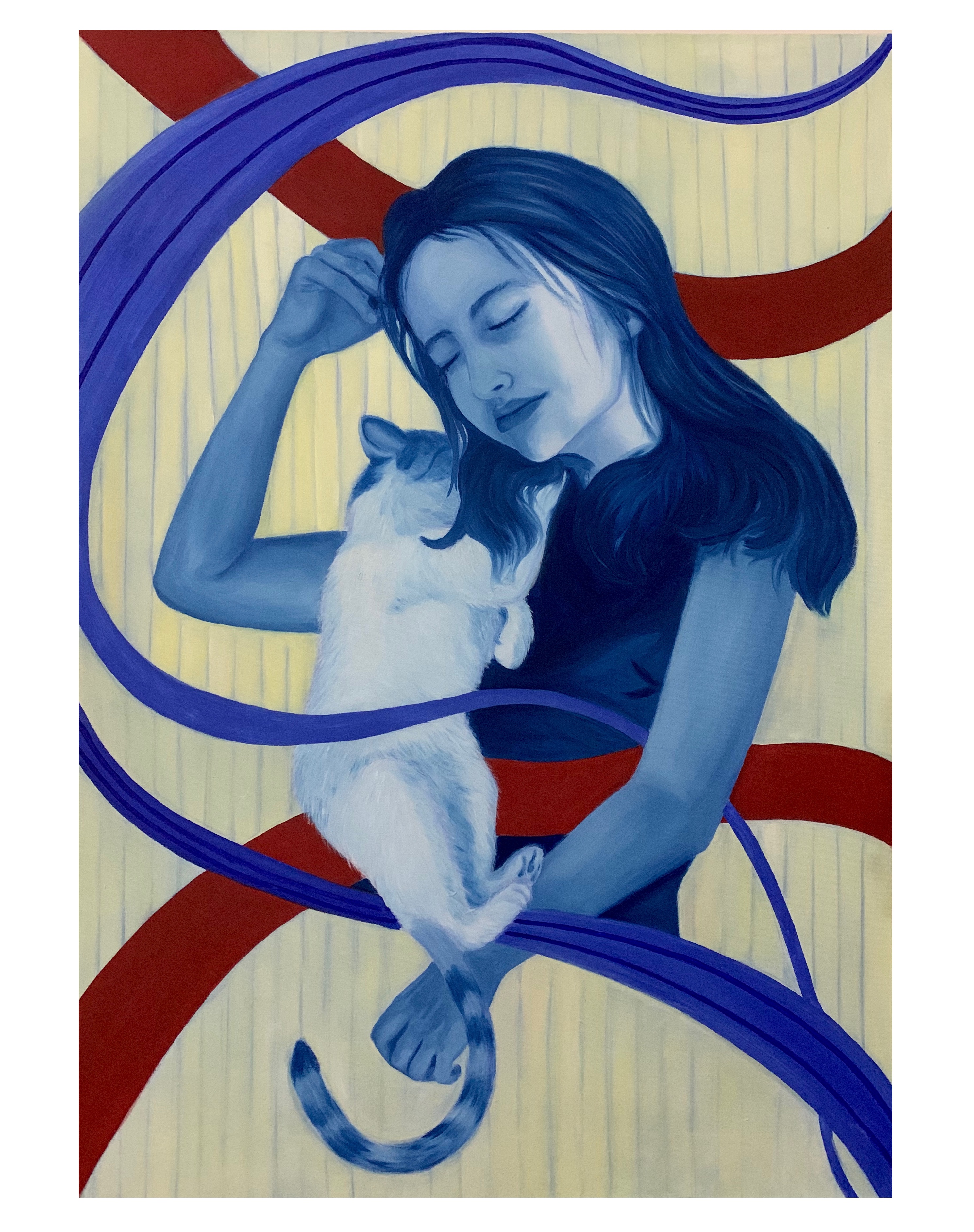 Girl and Cat